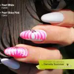 Farbgel Pearl White, Farbgel Pearl Shiny Pink