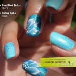 Farbgel Pearl Dark Türkis, Glitzer Türkis