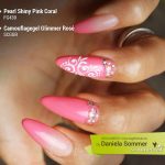 Farbgel Pearl Shiny Pink Coral, Camouflagegel Glimmer Rosé
