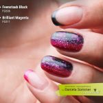 Farbgel Feenstaub Black, Brilliant Magenta