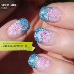 Farbgel Glitzer Türkis