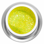 Farbgel - Glitzer Gelb